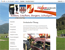 Tablet Screenshot of feuerwehr-groebming.at